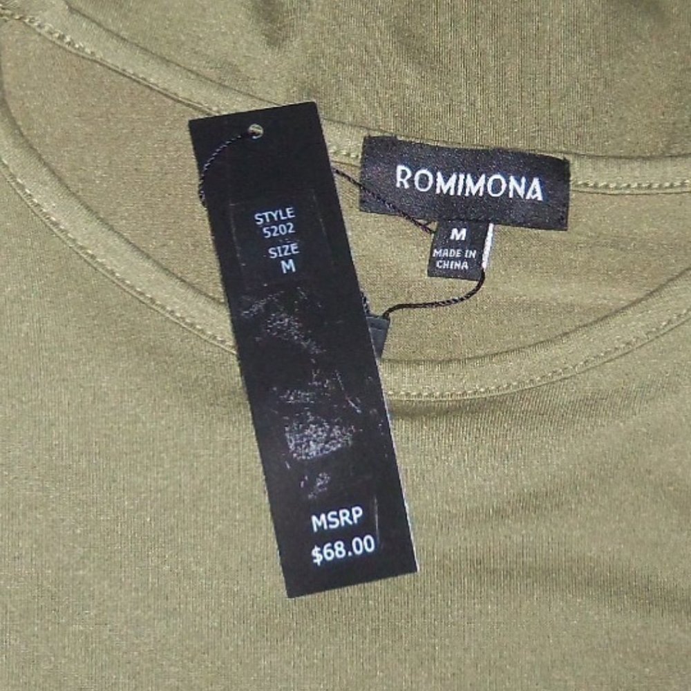 Romimona Green A-Line Swing Dress - Women’s Medium NWT - Picture 4 of 7
